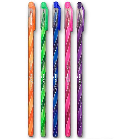 Caneta Esferografica WOW FUN 0.7MM Perfumada 5CORES Blister