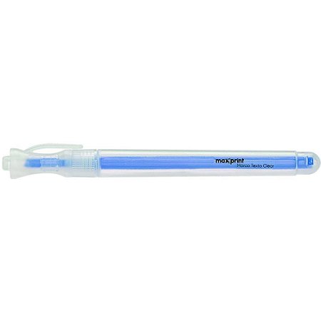 Caneta Marca Texto Clear Azul CX.C/12