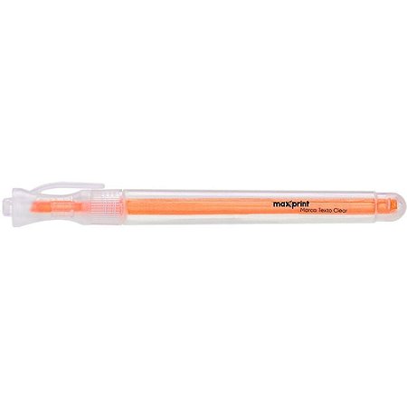 Caneta Marca Texto Clear Laranja CX.C/12