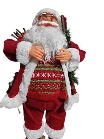 Papai Noel Luxo Presentes 60CM - Zein