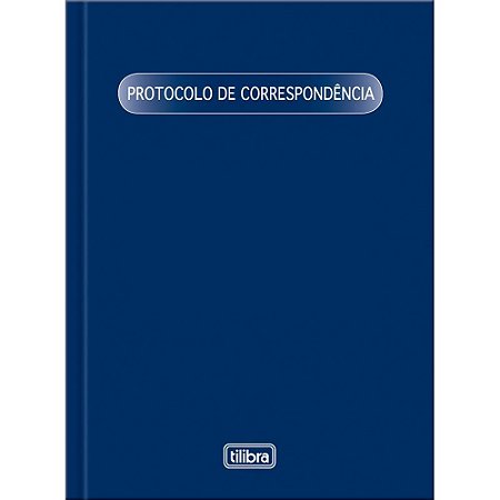 Livro Protocolo Correspond. 1/4 104 Folhas 153X216MM PCT.C/05