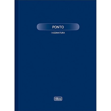 Livro Ponto 1 Assinatura 100FLS 218X319MM PCT.C/05
