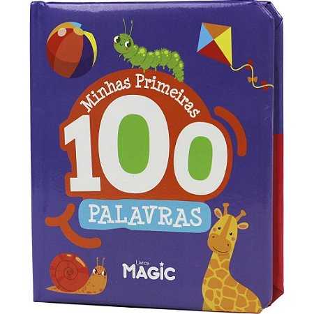 Livro Infantil Colorir Minhas Primeiras 100 Palavras
