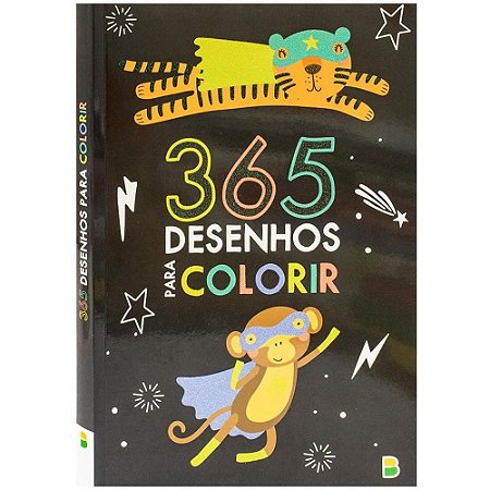Livro Infantil Colorir 365 Desenhos P/COLORIR PT 288P