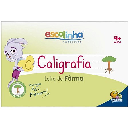 Livro Caligrafia Escolinha Sistema UV Forma 32P