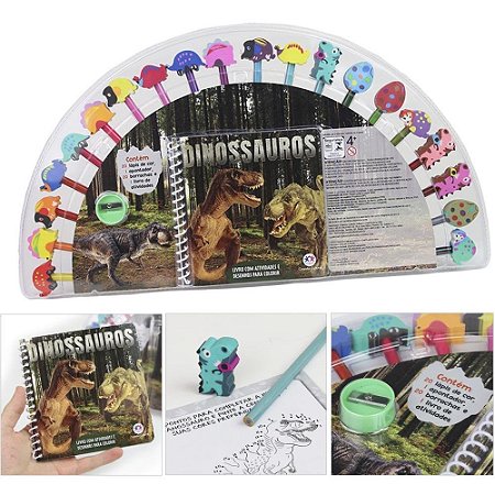 Livro Brinquedo Ilustrado KIT Divertido Dinossauros (9786526110065)
