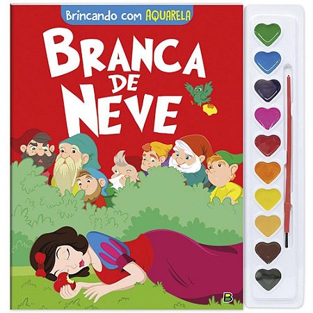 Livro Aquarela Branca de Neve 27X28CM 16PAG.