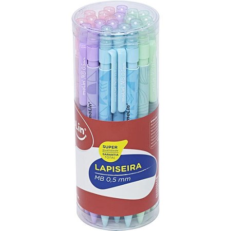 Lapiseira 0.5MM MB C/BORRACHA (S) POTE-24