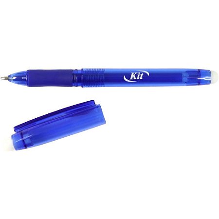 Caneta para Tecido Apagavel Multiuso Azul Blister