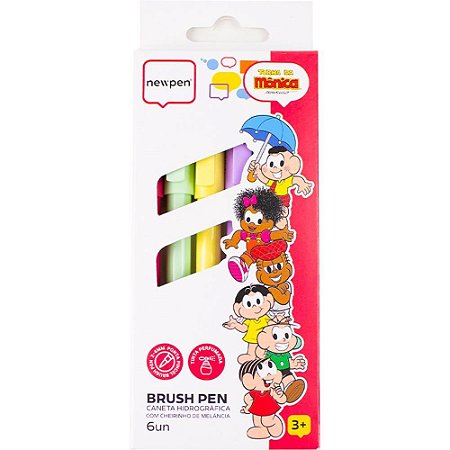 Caneta Hidrografica T.DA Monica BRUSH Pen PERF.6CO Estojo