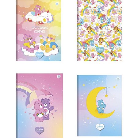 Caderno Brochurao Capa Dura Ursinhos Carinhosos 80F PCT.C/05