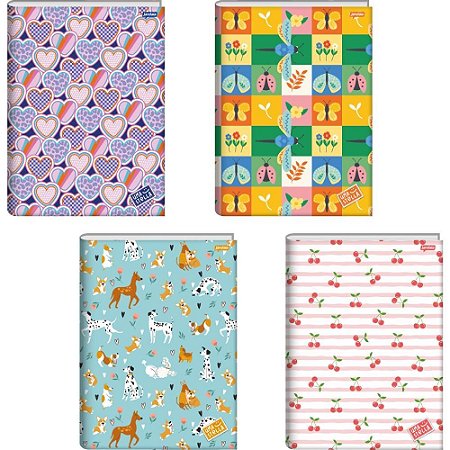 Caderno Brochura 1/4 Capa Dura FLOW 80FLS. PCT.C/05