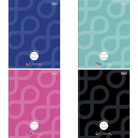 Caderno Brochurao Capa Dura Neuro 80FLS Pauta Ampliada PCT.C/05