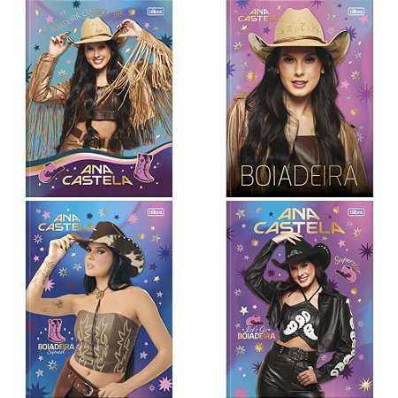 Caderno Brochurao Capa Dura ANA Castela 80FLS PCT.C/05