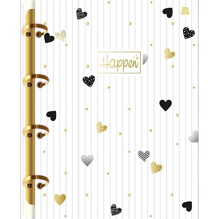 Caderno Argolado Happen 160F