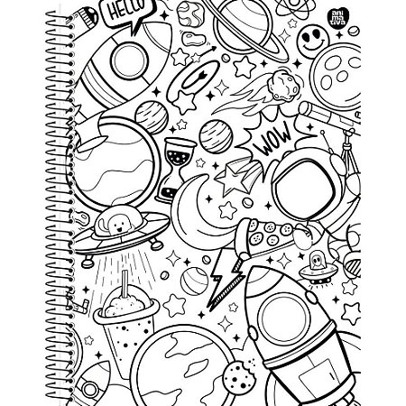 Caderno 10X1 Capa Dura Color Quest 160F PCT.C/04