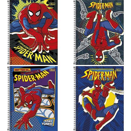 Caderno 01X1 Capa Dura SPIDER-MAN 80FLS FIT PCT.C/04