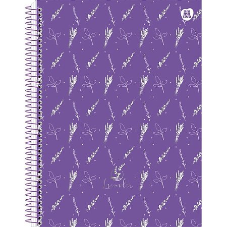 Caderno 01X1 Capa Dura Lavander 80F PCT.C/04