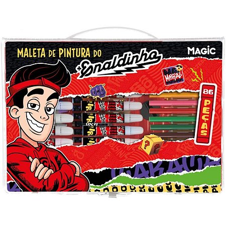 Maleta para Pintura Enaldinho 86 Pecas Magic KIDS ( Magic KIDS )