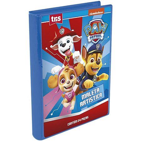Maleta para Pintura Patrulha Canina 24PCS