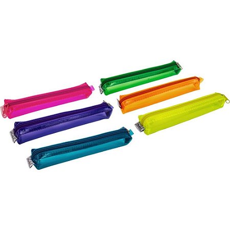 Estojo Simples Cristal Neon Universitario (S)