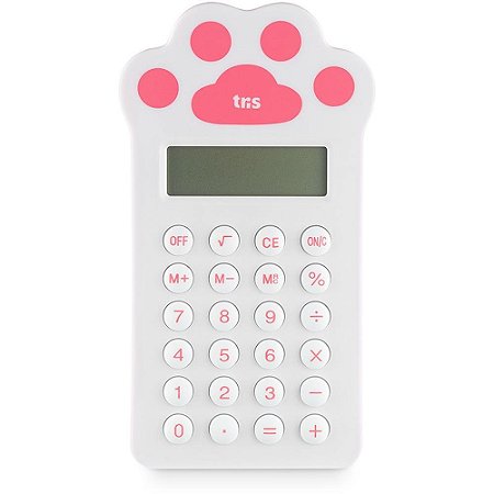 Calculadora de Bolso 8 DIG. TRIS PETS Patinha