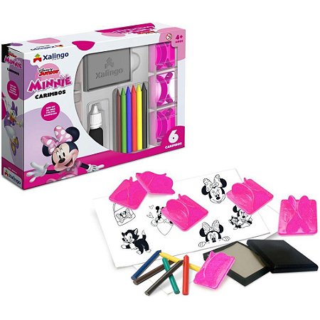 Carimbo Pedagogico Minnie C/6UN +GIZ de Cera