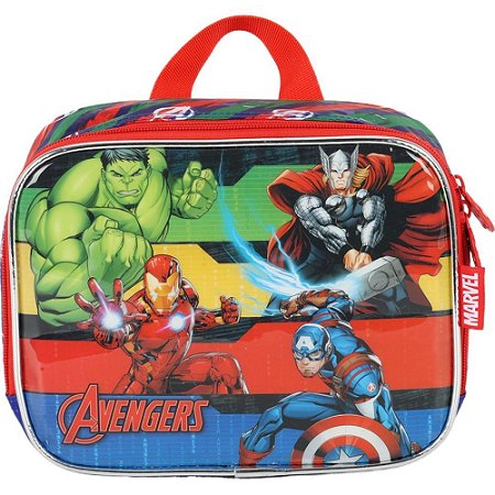 Lancheira Termica Avengers Azul MAO/COSTAS