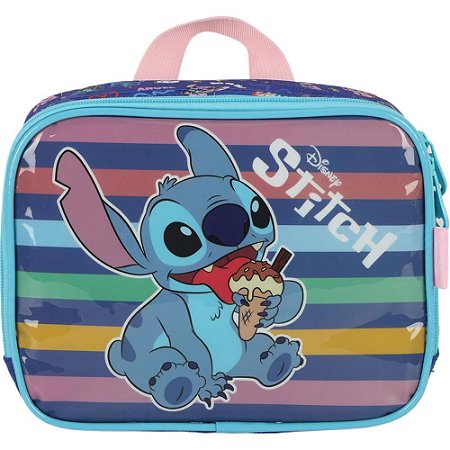 Lancheira Termica STITCH G Azul MAO/COSTAS