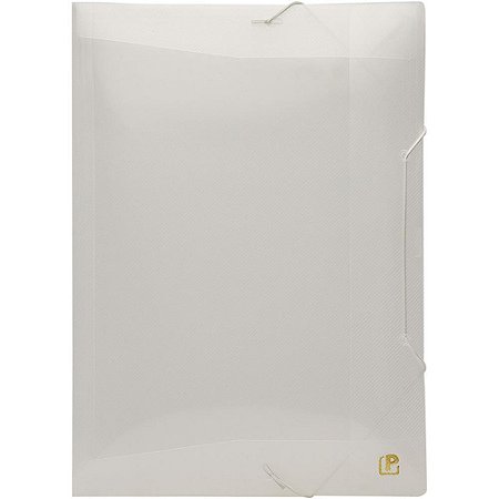 Pasta ABA Elastica Plastica Oficio Premium Cristal PCT.C/10
