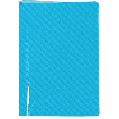 Pasta Grampo Trilho Plastica Oficio Azul PCT.C/10