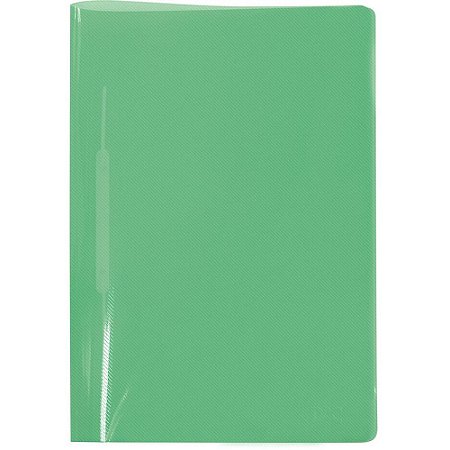 Pasta Grampo Trilho Plastica Oficio Verde PCT.C/10