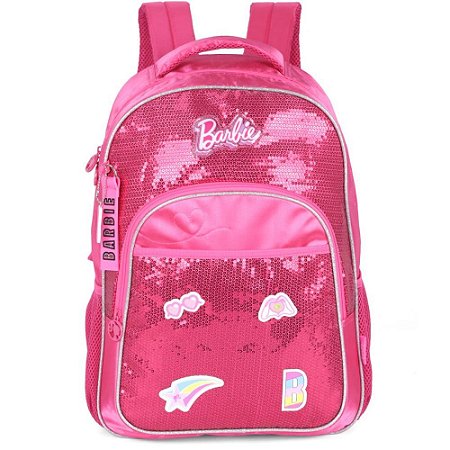 Mochila Barbie G PINK C/PAETE Luxcel