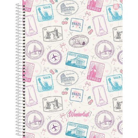 Caderno 01X1 Capa Dura Larissa Manoela Wanderlust 80F PCT.C/04
