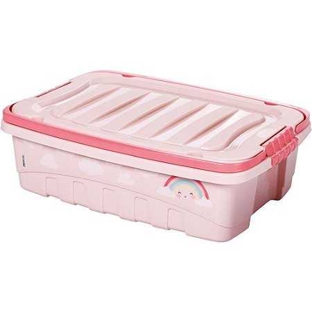 Caixa Plastica Multiuso GRAND BOX C/ALCA e Trava 9,3L