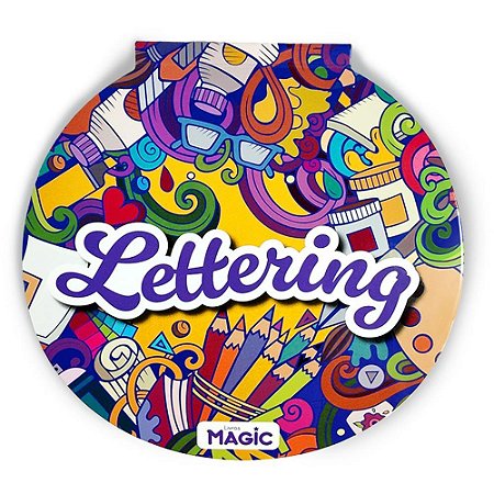 Livro de Colorir Lettering 24PGS 17,5CM
