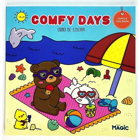 Livro de Colorir Bobbie Goods COMFY DAYS 48PGS