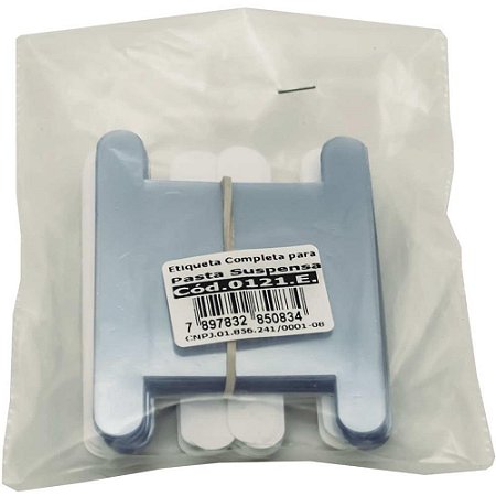 Visor para Pasta Suspensa Etiqueta Branca C/50UN.