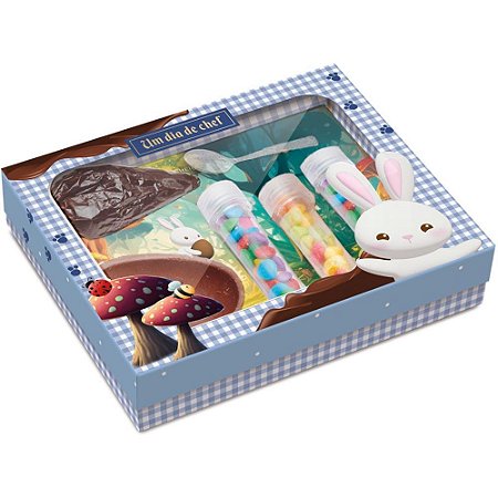 Caixa P/OVO de Pascoa KIT Confeiteiro Contos AZ.150G
