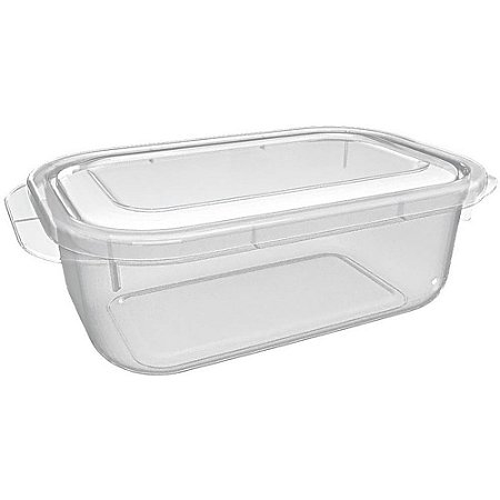 Pote Plastico Retangular ALTO PP 868ML.