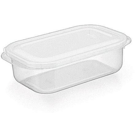 Pote Plastico Retangular ALTO Pequeno 1,5L.
