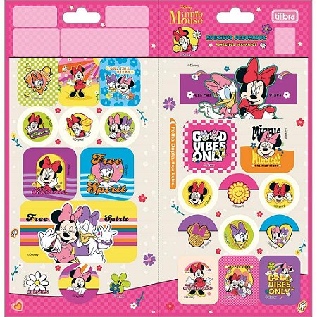 Adesivos Decorados Minnie 2FLS 100X208MM PCT.C/10