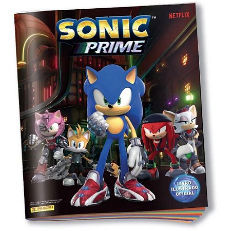 Album de Figurinhas Sonic Prime (netflix) Brochura