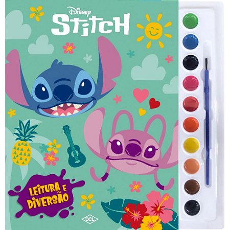 Livro Aquarela STITCH 29X28,5CM 16PGS