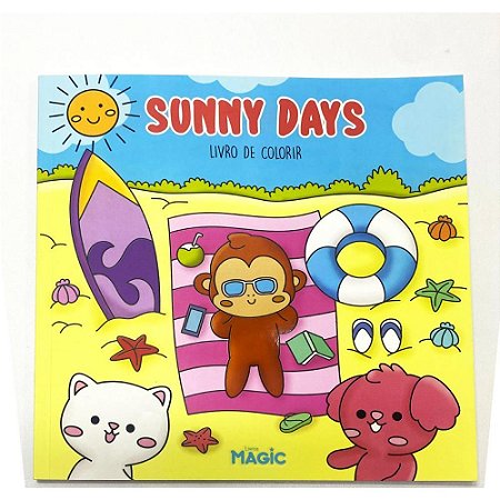 Livro de Colorir Bobbie Goods SUNNY DAYS 48PGS