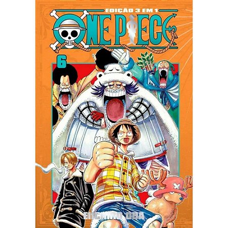 Livro Manga ONE Piece 3 X 1 N.06