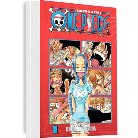 Livro Manga ONE Piece 3 X 1 N.08
