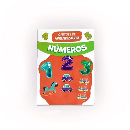 Livro Pedagogico Numeros Cartao de Aprendizagem