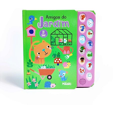 Livro Sonoro Amigos do Jardim 12 SONS