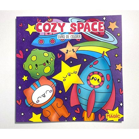 Livro de Colorir Bobbie Goods COZY Space 48PGS
